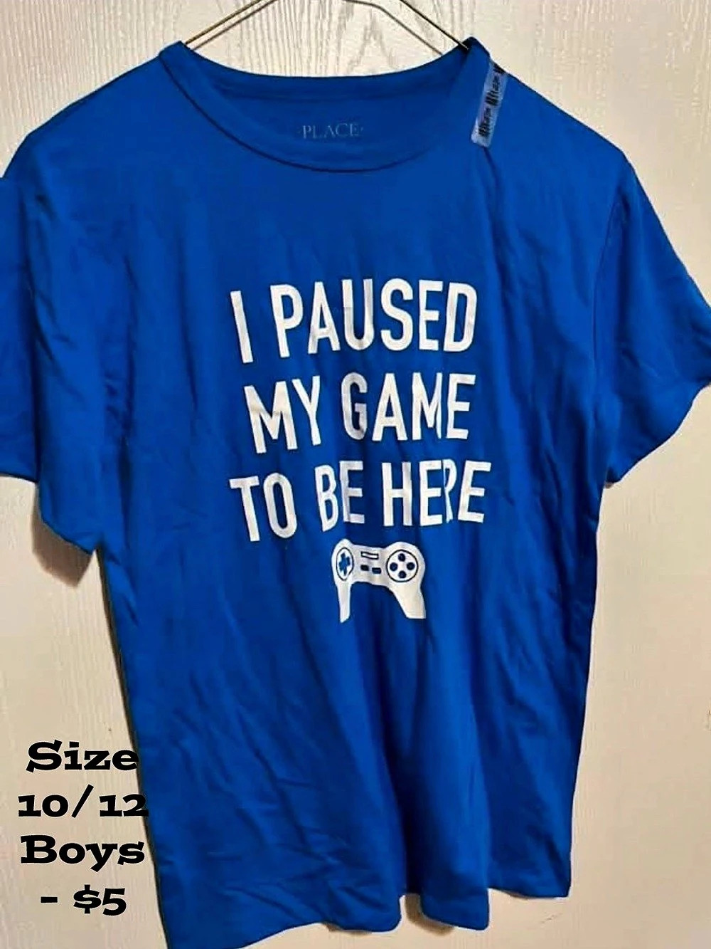 PLACE Boys Graphic Short Sleeve Tee Size 10/12 NWT